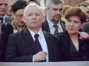 Lider PiS Jarosław Kaczyński i premier Beata Szydło / wikipedia commons