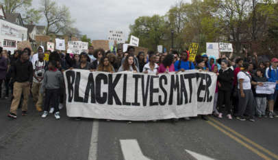 Manifestacja Black Lives Matter