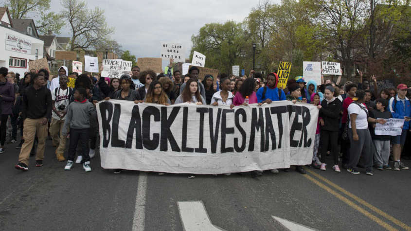 Manifestacja Black Lives Matter