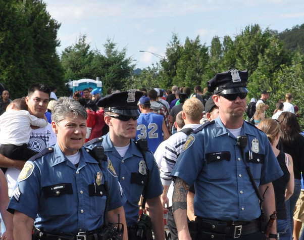 Amerykańscy policjanci / fot. Wikimedia Commons