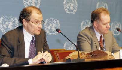 Daniel Fried (z lewej) / fot. United States Mission Geneva