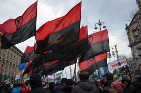 Manifestacja Kongresu Ukraińskich Nacjonalistów / fot. Wikimedia Commons