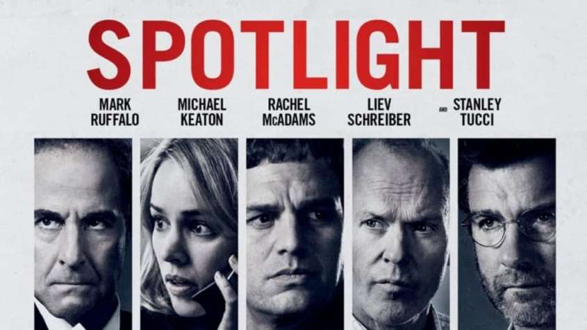 Plakat zapowiadający film "Spotlight".