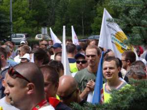 Związkowcy z Bełchatowa walczą o interes swoich pracowników/ facebook.com/mzz.odkrywka