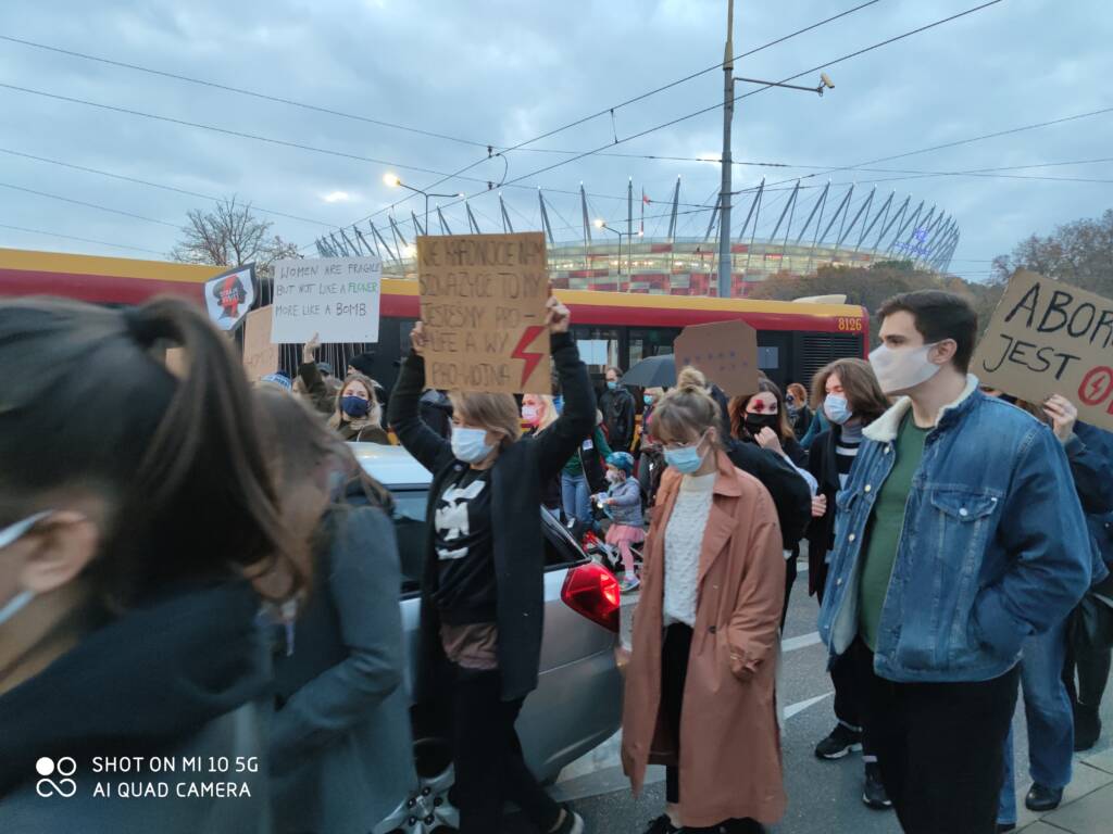 Protest w Warszawie