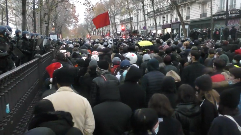 Protesty w Paryżu