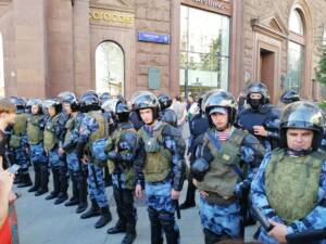 protest w Moskwie