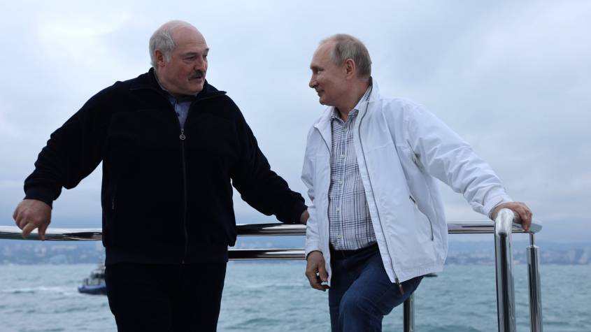 Putin i Łukaszenko